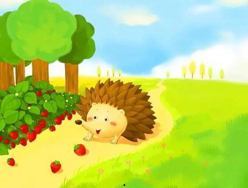 刺猬吃瓜图动漫,动漫中的趣味瞬间